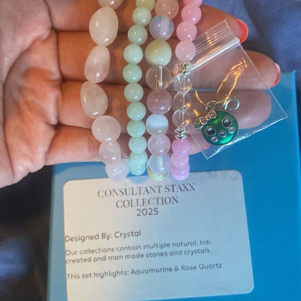 Ryze Party Consultant Staxx “Crystal” the sweet pea charm - Picture 3 of 6
